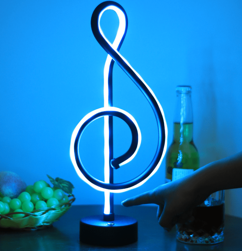 Music Note LED Modern Table Lamps