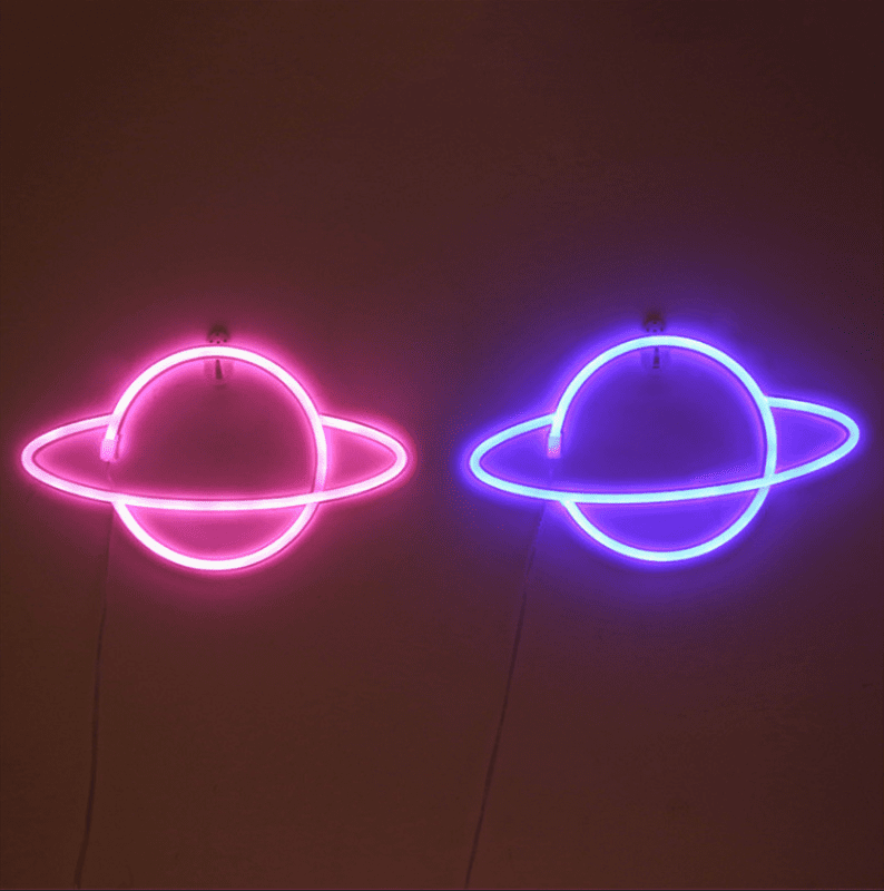 Neon Signs - planet