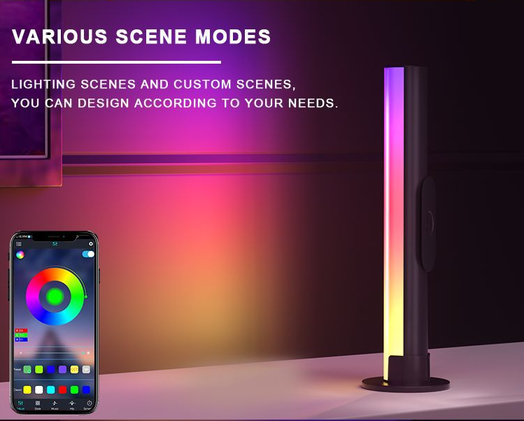 LED RGB Lights Bar with Smart Music Sync | Nightscity