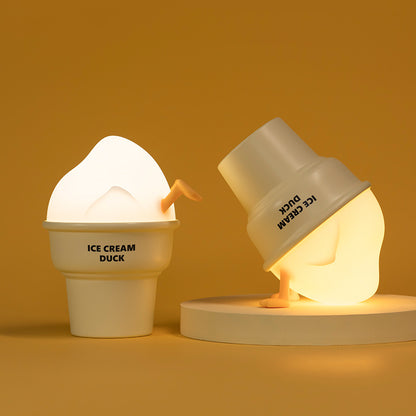 Ice Cream Duck night lights for kids and upsidedown